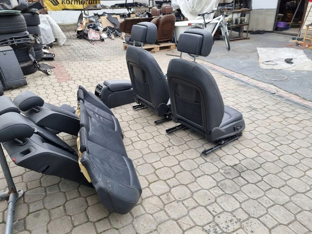 фото №6, Audi a6 c7 a7 4g сидіння заднє сидіння чорні підігрів пам'ять europa