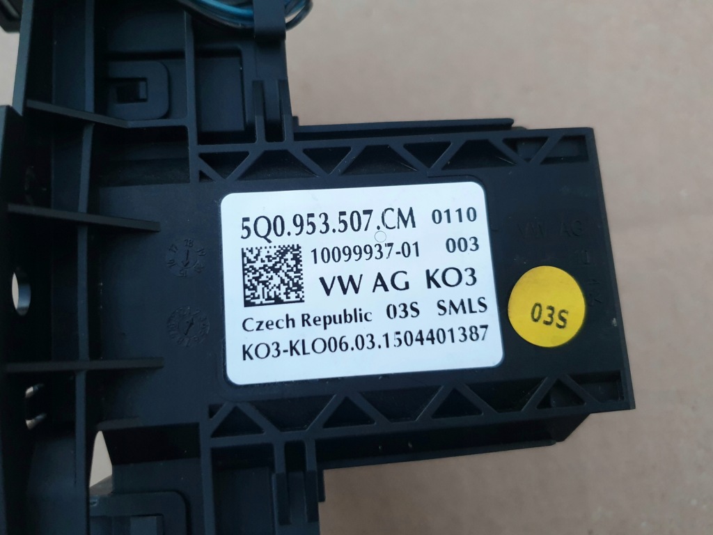 Перемикач перемикачі перемикач підрульовий vw golf vii 5q0953507cm Недорого