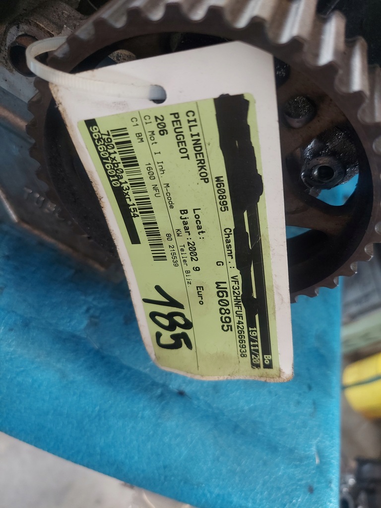 фото №13, Головка peugeot 206,berlingo 1.6 16v nfu