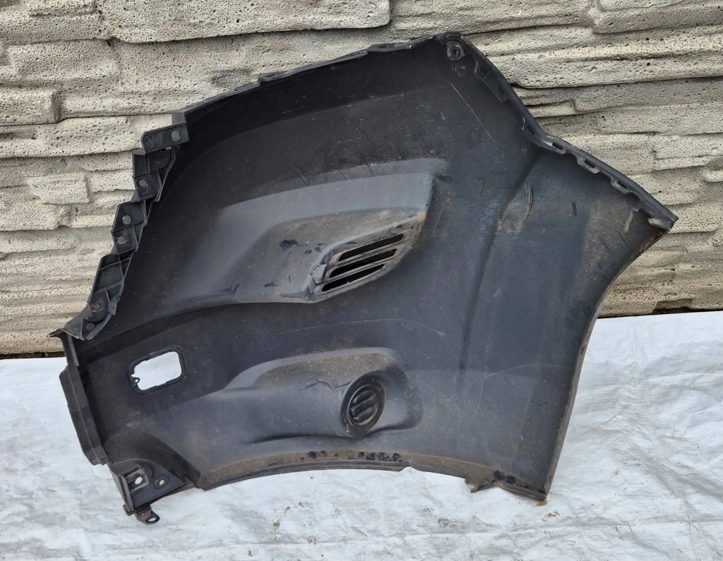 Fiat ducato lift 14- уголок бампера правый перед нелакированный org с Разборки