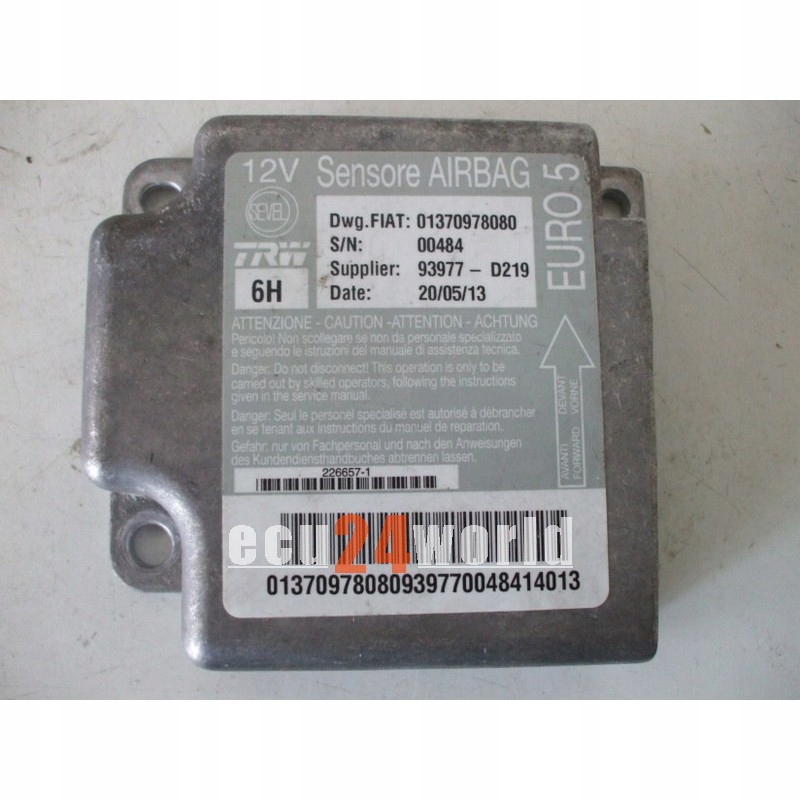Купить 01370978080 fiat ducato модуль подушек