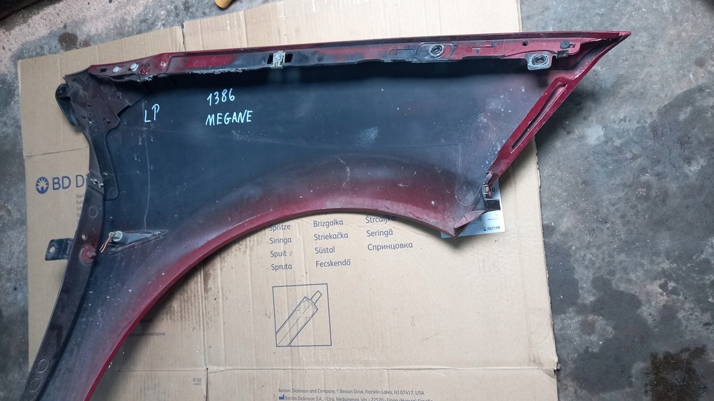 фото №8, Крила лівий перед renault megane ii 04r