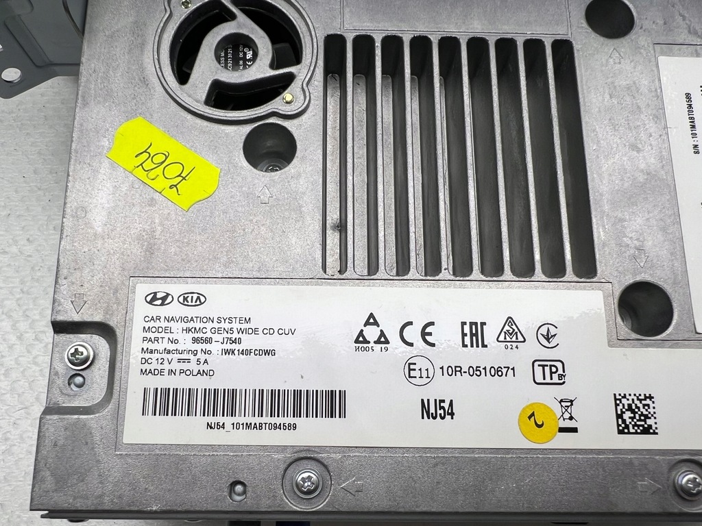 фото №12, Радио навигация kia ceed iii lift 96560-j7540