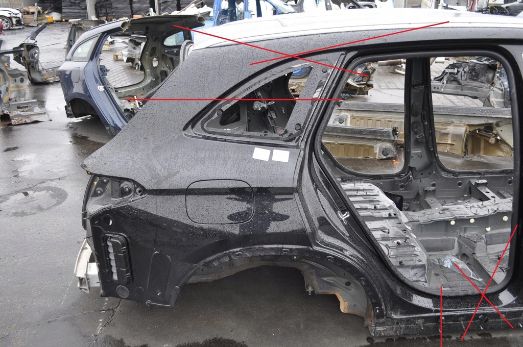 фото №11, Mercedes glc w254 x254 2025r четверть крыло левый правый задняя pas поддон dup.