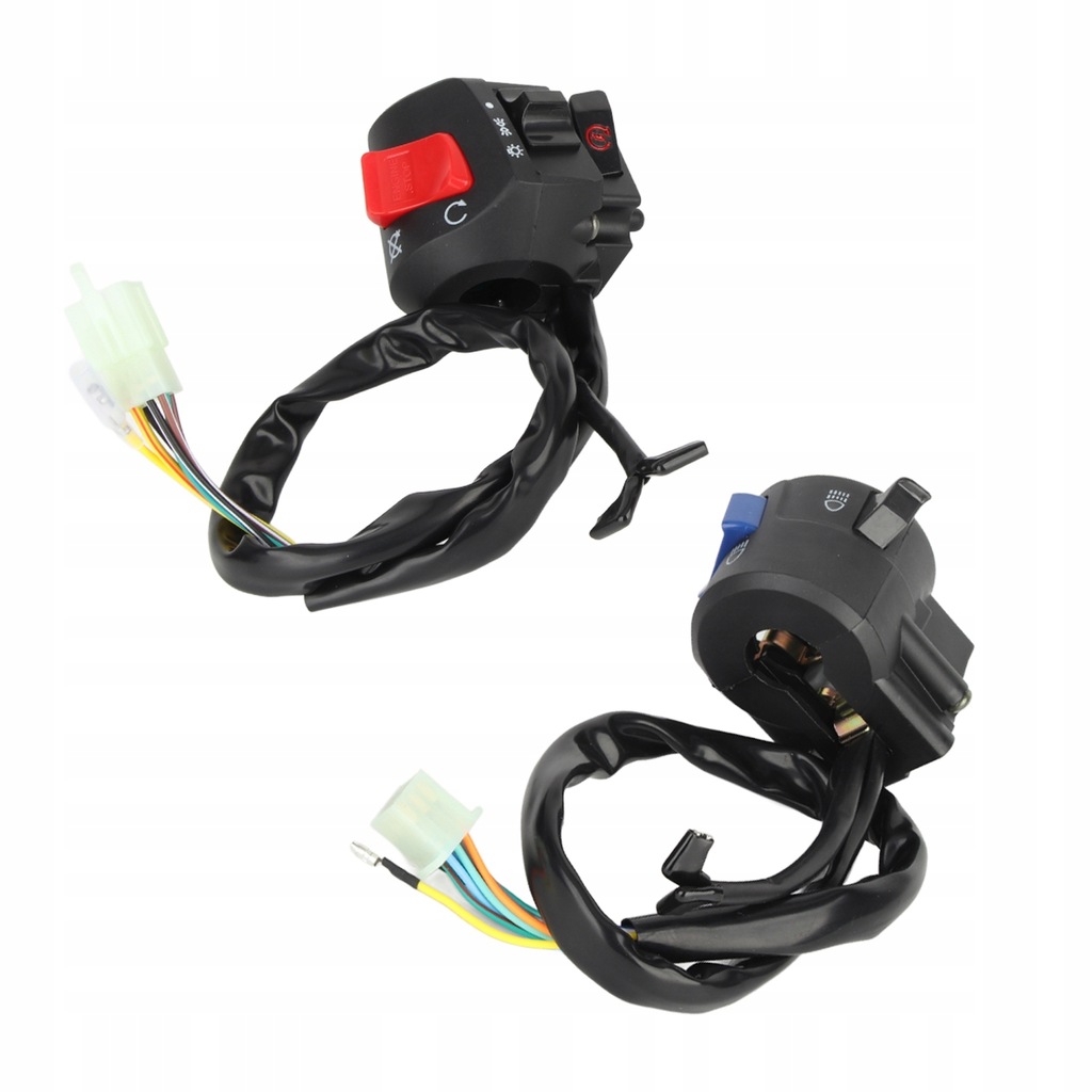 фото №10, 1 пара мотоцикл 7/8 cala w левая i правый воздуховод переключателя уголок by