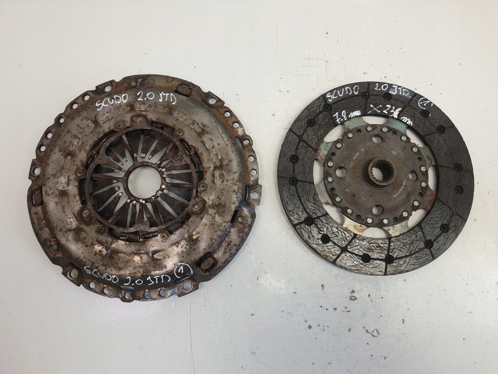 фото №1, Fiat scudo 2.0 jtd зчеплення диск притиск