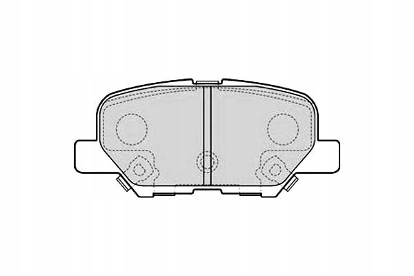 фото №2, Delphi lp2501 набор тормозных колодок тормозных, тормоза дисковые