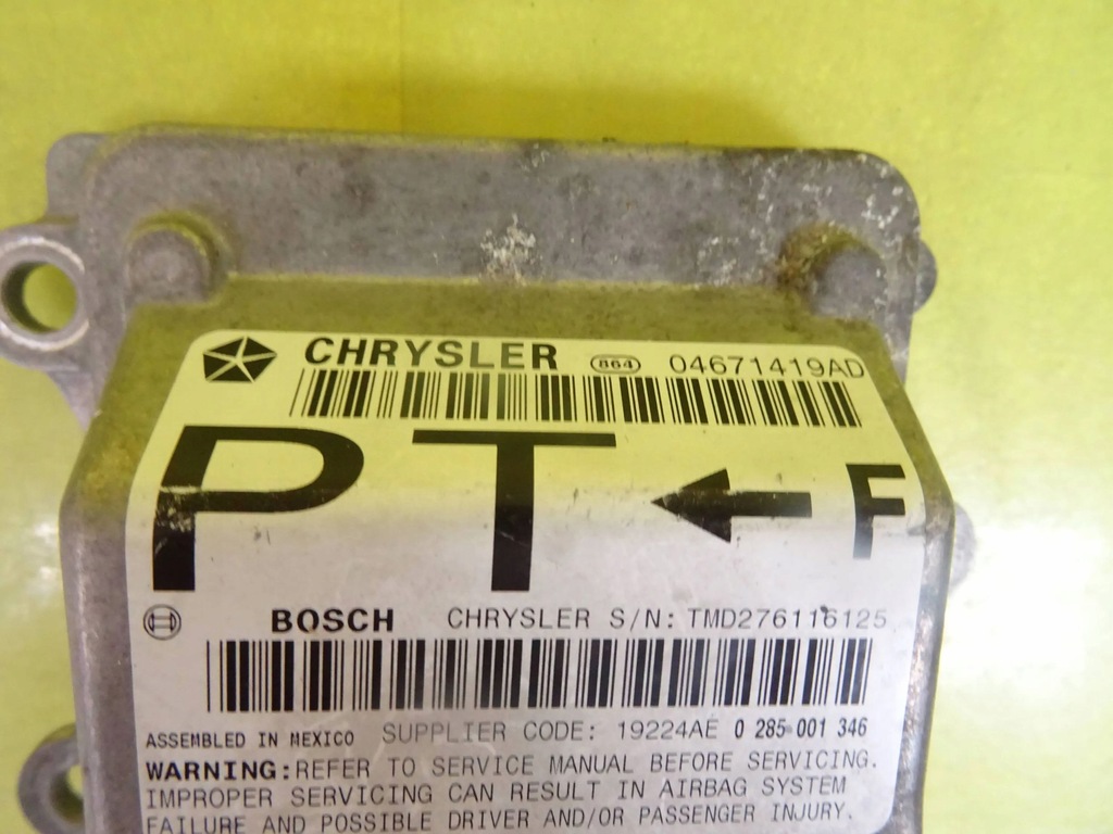 фото №1, Модуль датчик подушка безпеки chrysler pt cruiser 04671419ad nr984