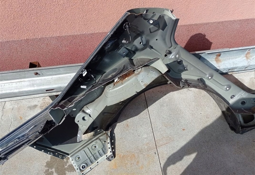 фото №10, Четверть крыло левый задняя vw phaeton 3d 02-10 код лакокрасочного покрытия lr5w lunablau