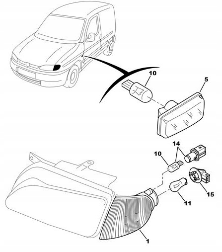 фото №2, Цоколь лампочка c berlingo
