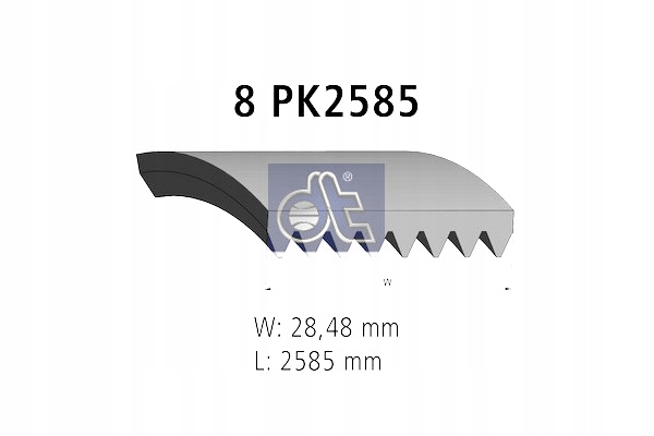 фото №1, Dt spare parts ремень клиновой mercedes atego atego 2 axor axor 2