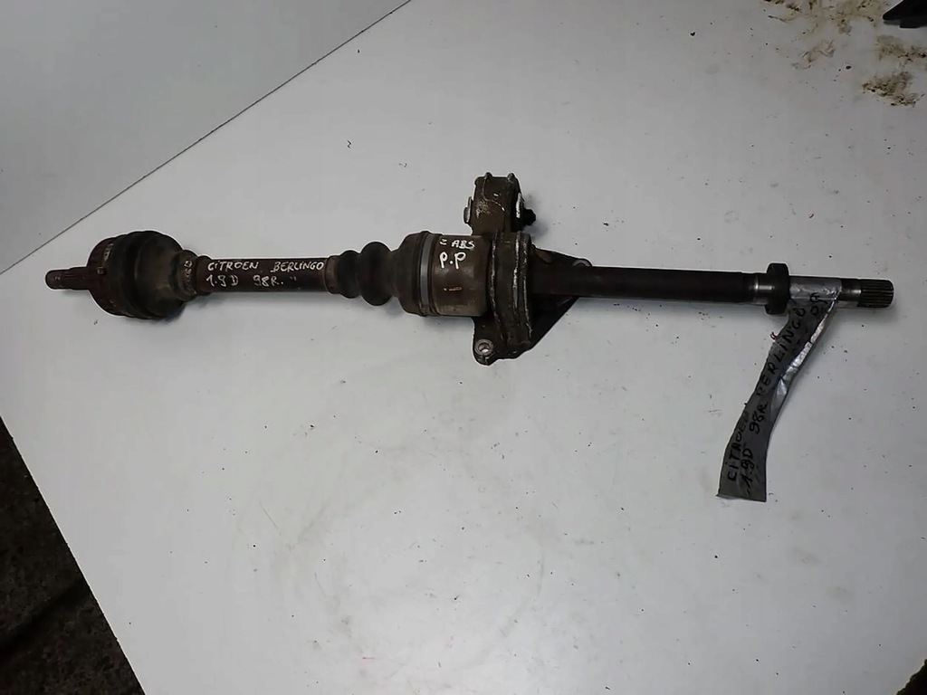 фото №1, Приводной вал длинная передняя правая citroen berlingo 1.9d 98r с abs
