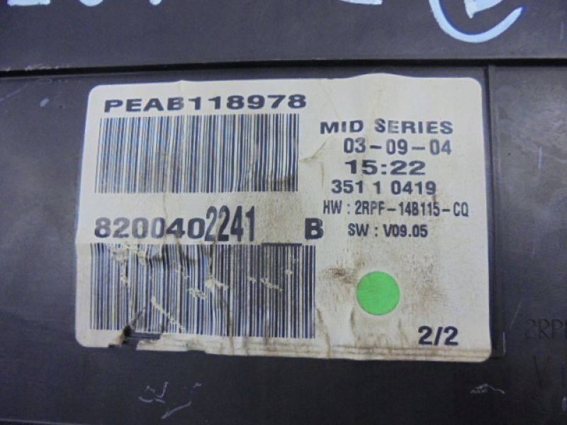 фото №11, Megane ii счетчик приборы 1.9dci 8200402241 b