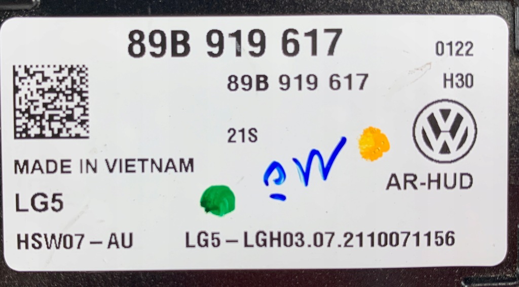 фото №10, Audi q4 e-tron head up дисплей hud oem 89b919617