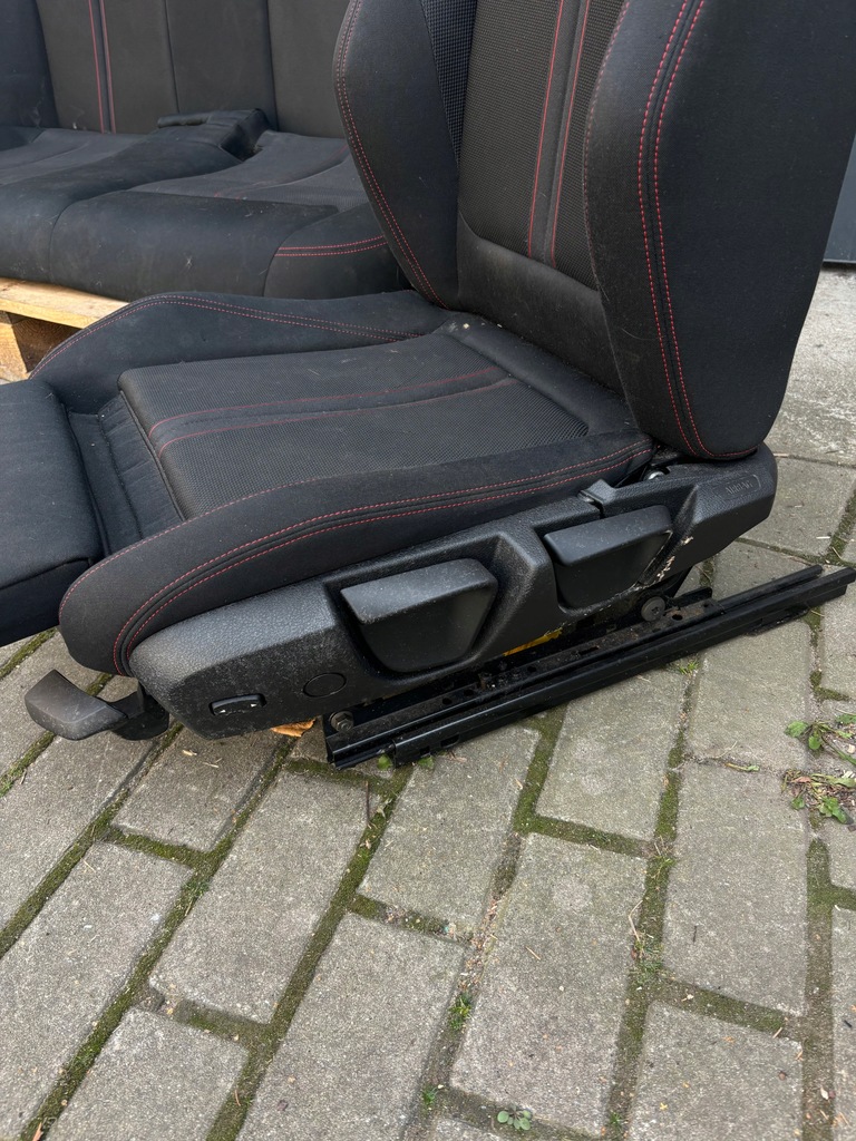 фото №9, Сиденья kanpa сиденье перед bmw f30 m-pakiet sport czerwona nić комплект