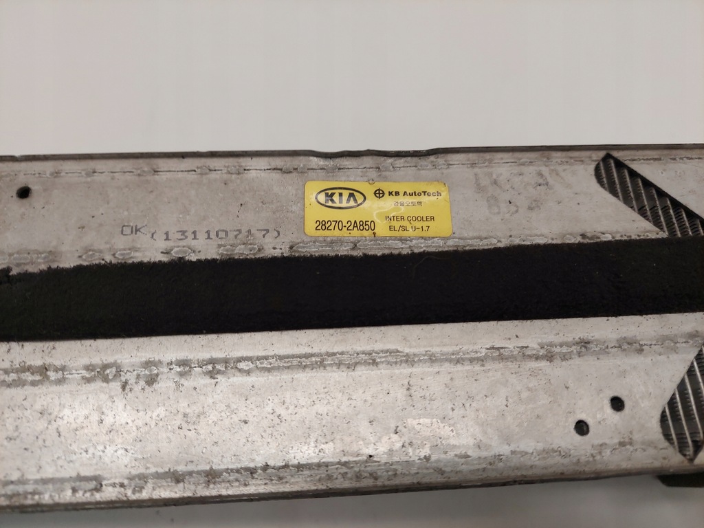 фото №5, Интеркулер радиатор воздуха kia sportage 1.7 crdi 28270-2a850