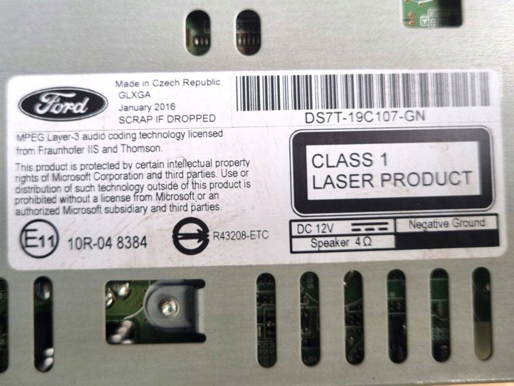 фото №12, Радио автомобильные ford mondeo 5 2016 ds7t-19c107-gn