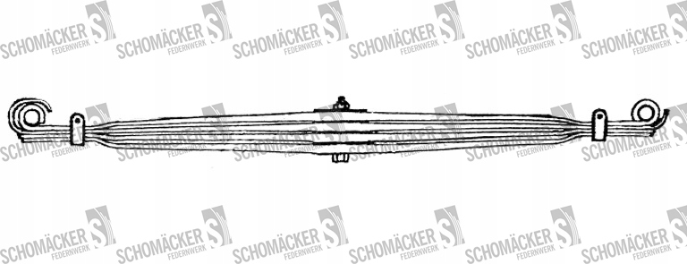фото №1, Ресора mercedes 30544000, o.e. 6203200202