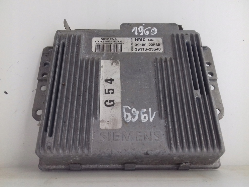 фото №1, Бортовой компьютер блок управления двигателя hyundai coupe k103955165e 3910023540 3911023540