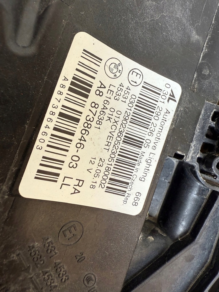 фото №10, Pas передній радіатор бампер крила лампи адаптивний led bmw 2 f45 f46 c1x