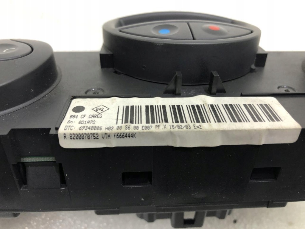 фото №8, Панель кондиционера renault megane ii 8200070752