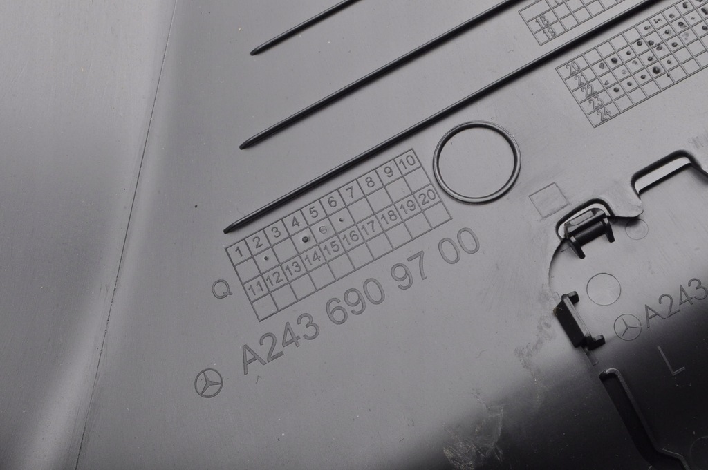 фото №6, Mercedes eqb x243 защита стойка левая 23r a2436909700