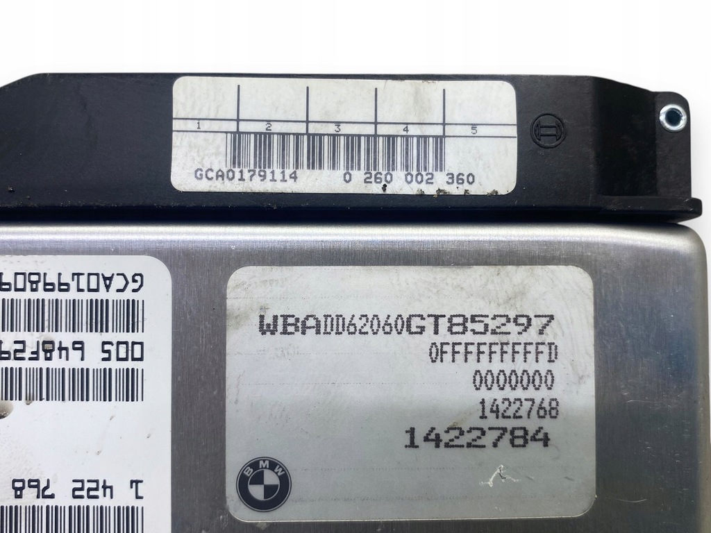 фото №12, Bmw 5 e39 1998 2800cm3 блок керування набір стартовий 1438743