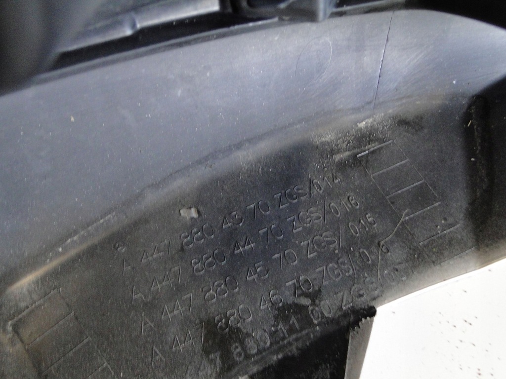 фото №8, Mercedes vito 447 w447 бампер передний pts halo