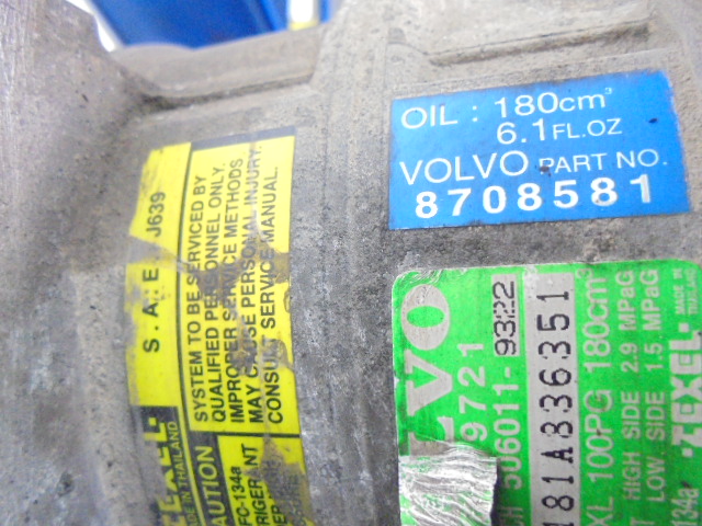 фото №8, Volvo s40 v40 компрессор кондиционера компрессор 8708581 2,0