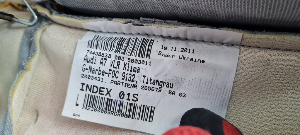 фото №13, A7 4g спинка сиденье правое правый перед вентиляция сиденье titangaru a6 c7 4g