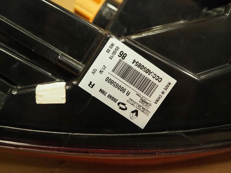 фото №7, Лампа led правый задняя renault koleos ii 265507984r