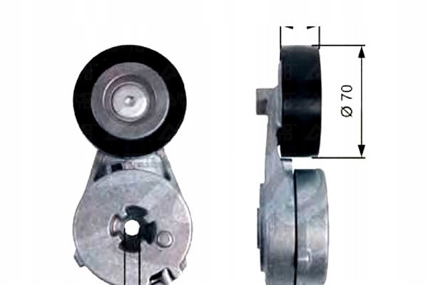 фото №2, Натяжитель ремень многоручейковый audi a4 a4 allroad a