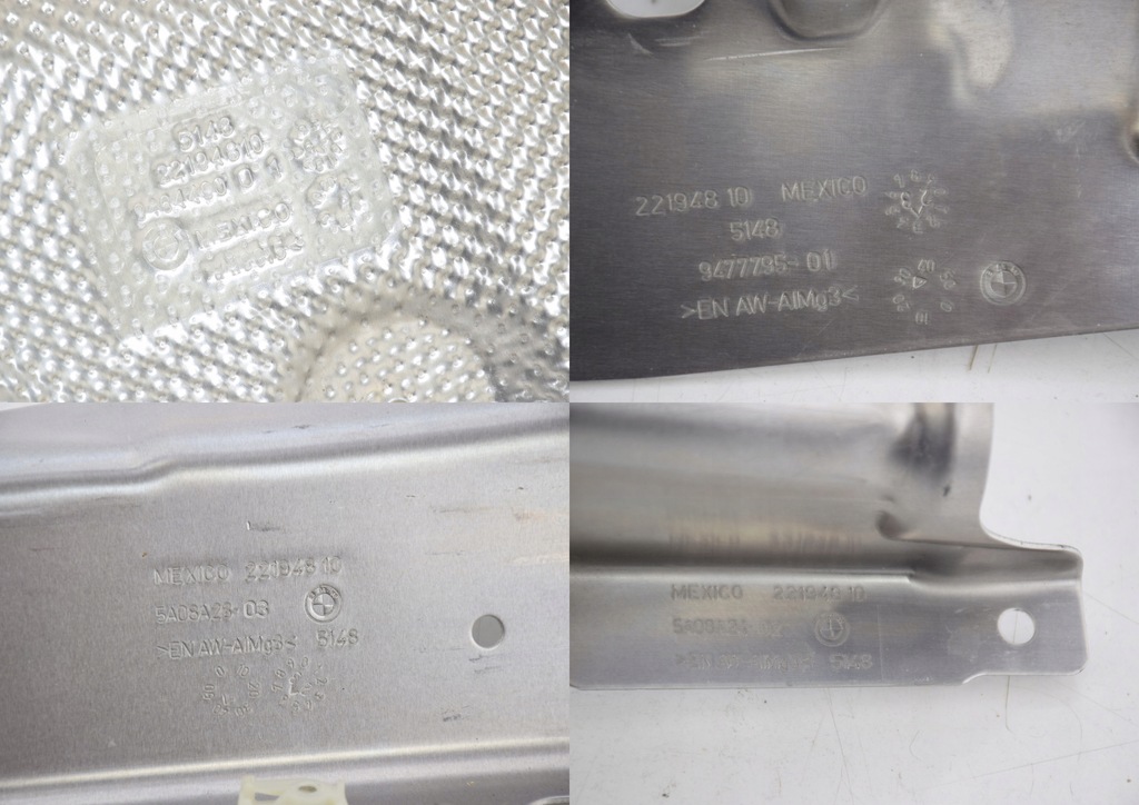 фото №10, Bmw x5 g05 x6 g06 30dx 40dx 3,0d защита тепловая выхлоп глушителя набор