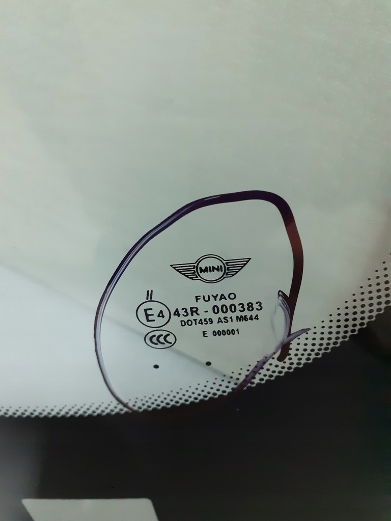 фото №3, Стекло передняя mini cooper cabrio r58 r59 11r- sen