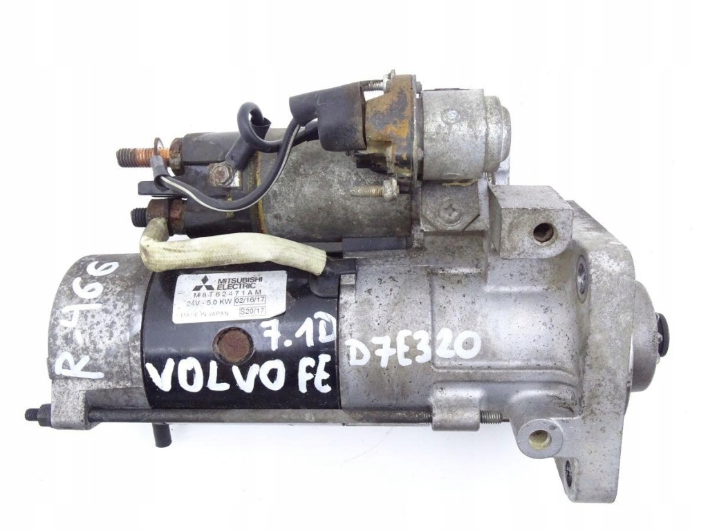 фото №1, Volvo fe fl 06- d7e euro 5 стартер