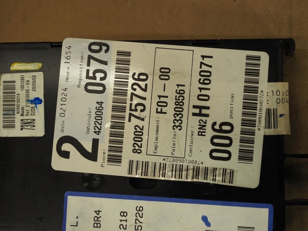 фото №4, Модуль bsi renault vel satis 8200275726