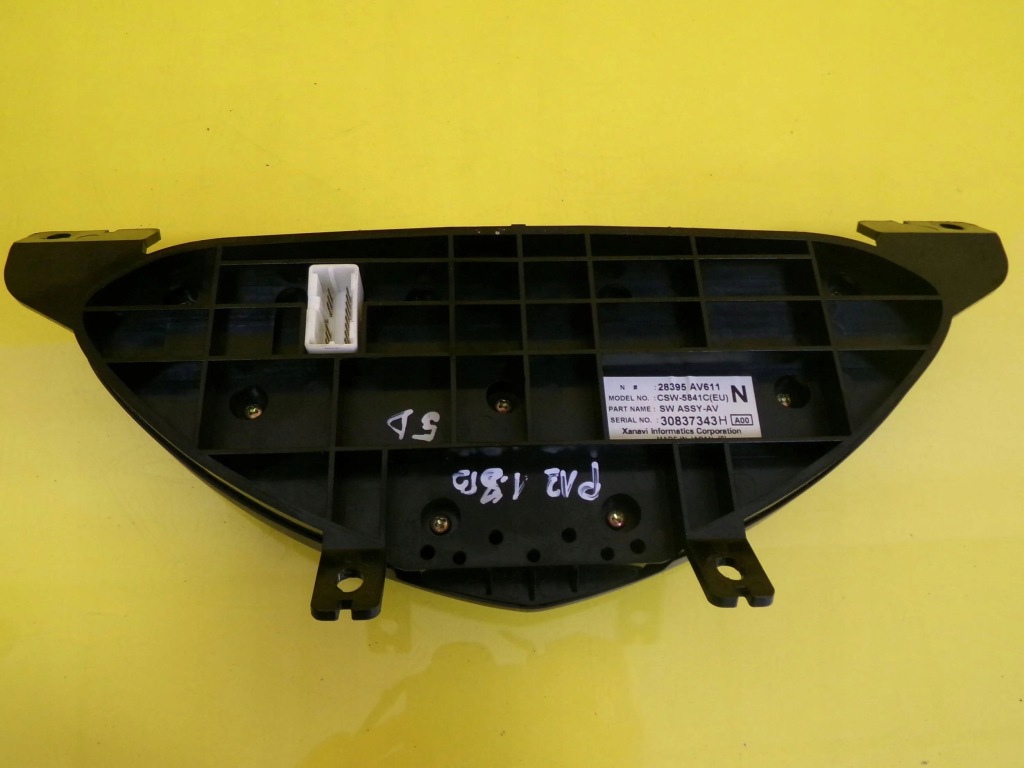 фото №5, Панель управление обдув кондиционера nissan primera p12 28395av611 nr596