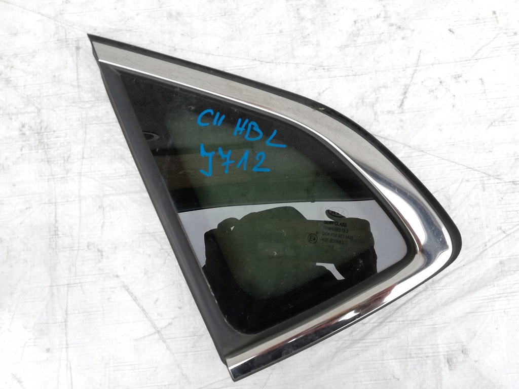 фото №1, Стекло левый задняя хром kia ceed ii 12-16 europa