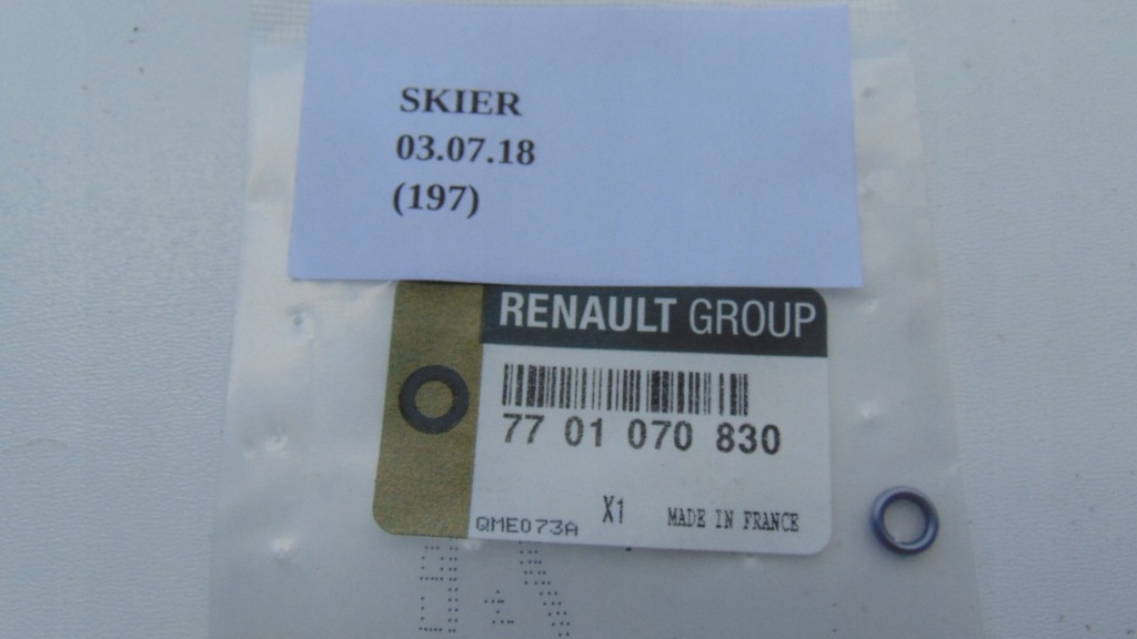 Прокладка ущільнювачі infiniti nissan renault v9x Оригінал
