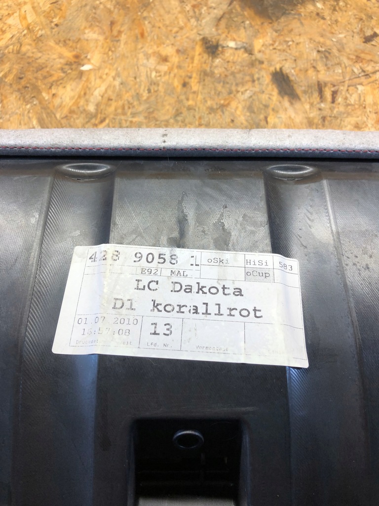 фото №10, Bmw e92 заднее сиденье сиденье кожа korallrot