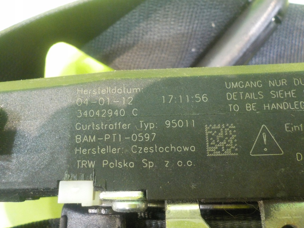 фото №5, Smart fortwo ii 451 lift 12r pas безопасности левый перед a4518604185