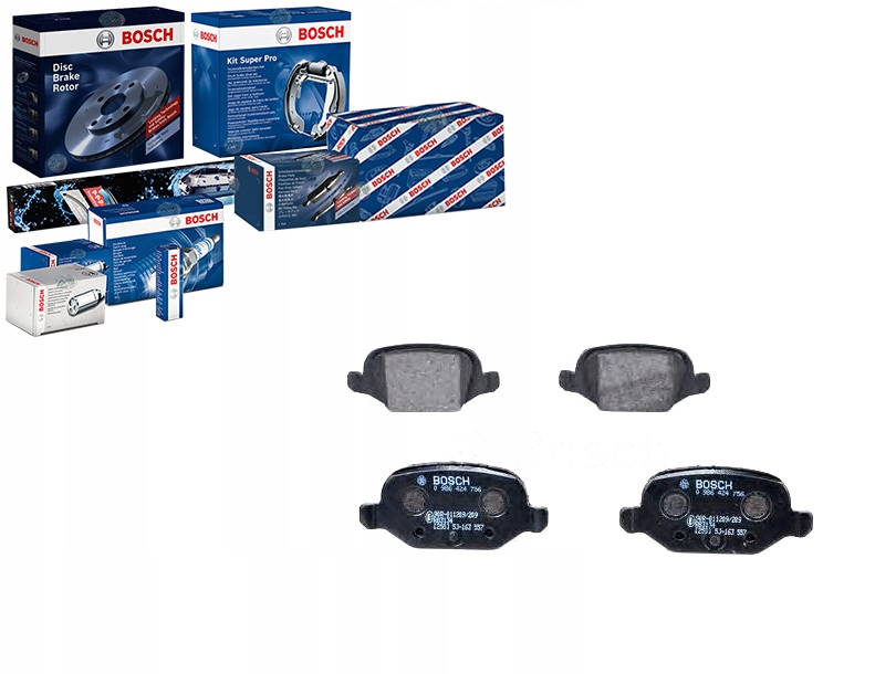 фото №1, Bosch гальмівні колодки гальмівні abarth 500 1.4 312