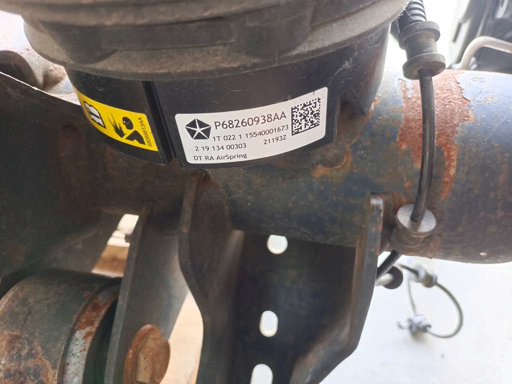 фото №9, Ram v 19- подвеска амортизатор мост пневматика комплект задняя usa 3.92