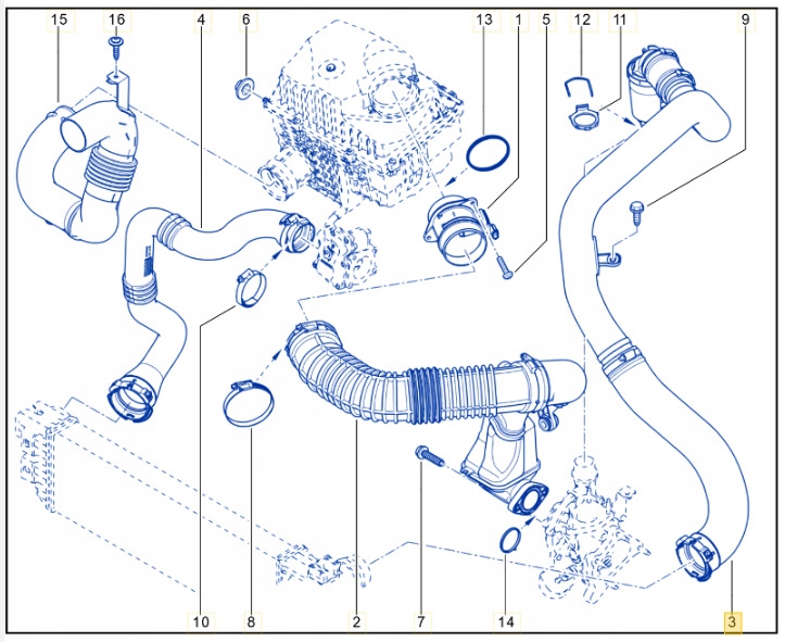 фото №5, Труба turbo интеркулер renault master iii 2.3dci