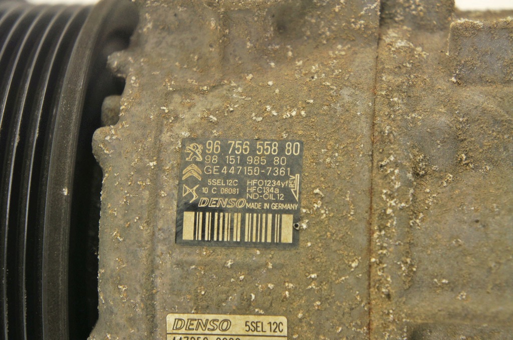 фото №7, Uj161 peugeot 508 ii компресор кондиціонера 9675655880 9815198580