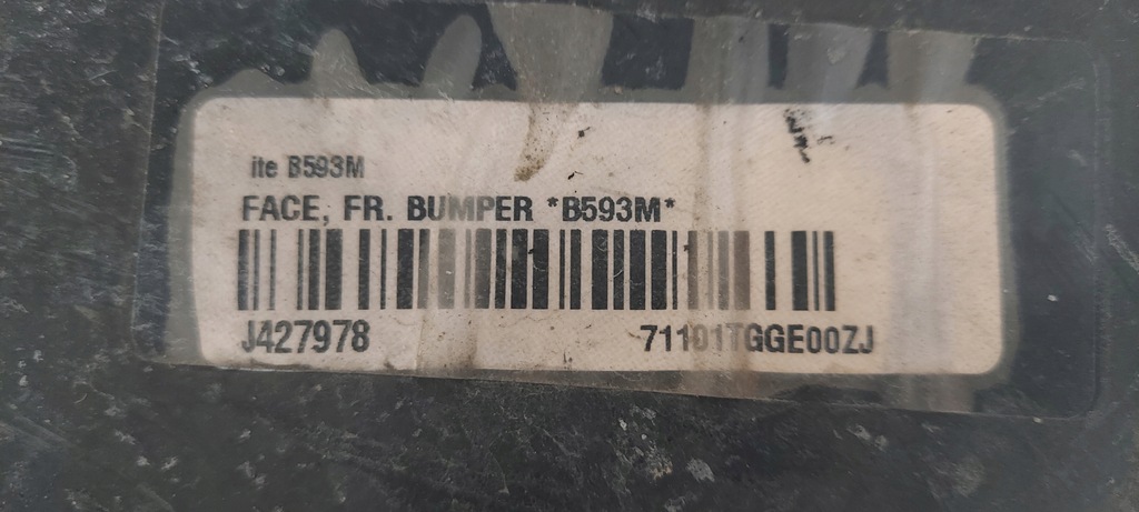 фото №13, Honda civic x 10 hb бампер передній 71101-tgg-zz00