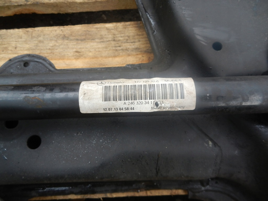 фото №10, Підрамник підрамник балка pod двигун mercedes a klasa w176 w246 w117