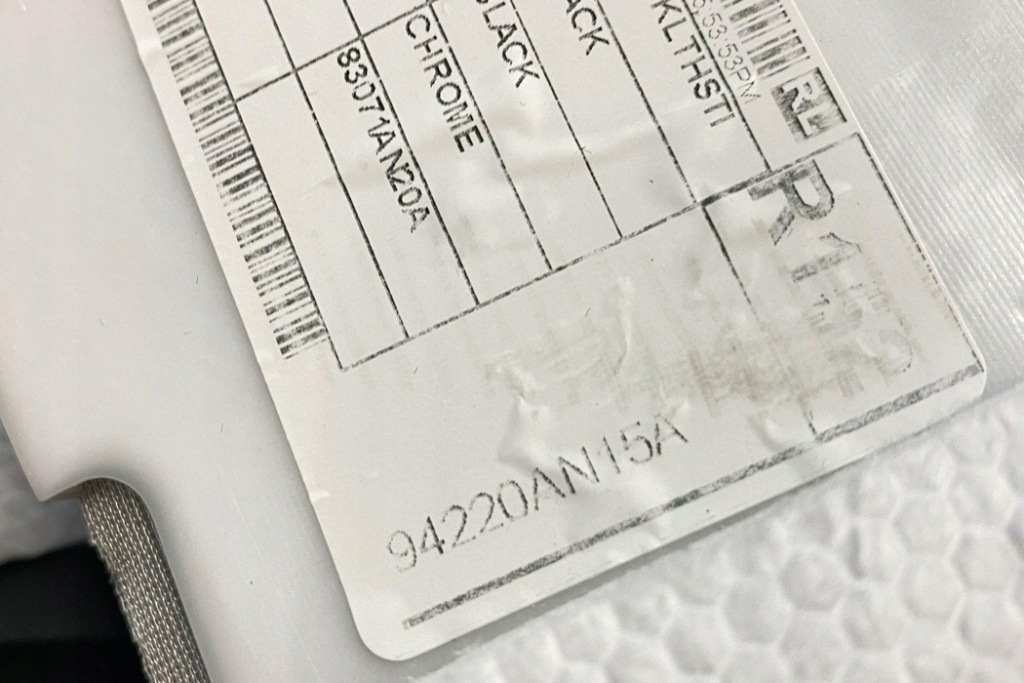 Обшивка задніх лівих двері subaru outback br 94220an15a 2.5l бензиновий Зі Шроту