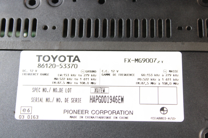 фото №4, Радіо lexus is 2 ii 220 uk