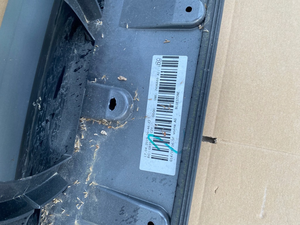 фото №8, Bmw 8 g14 g15 g16 бампер перед передній колір c2y